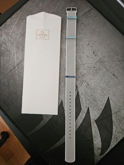 Brand New Omega Light Grey 20mm Nato Strap- CWZ011730