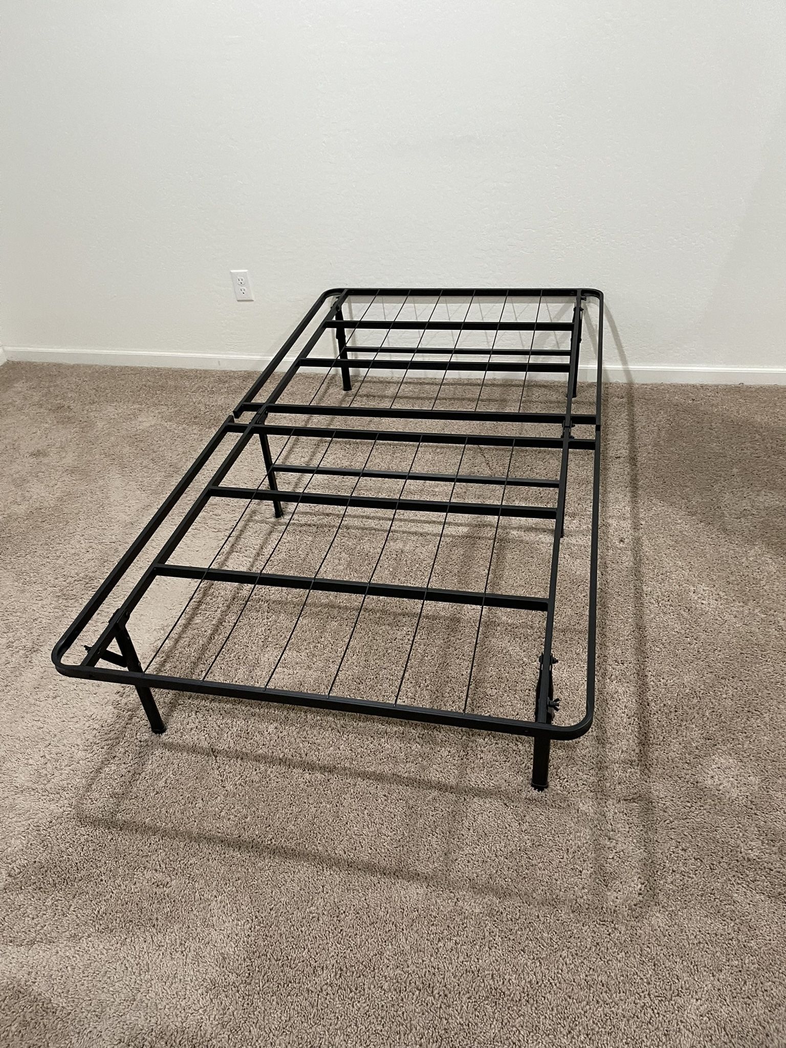Twin Metal Bed Frame - Foldable