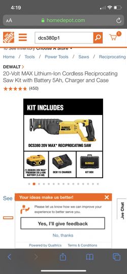Dewalt Reciprocating saw. $130 saws all brand new!!
