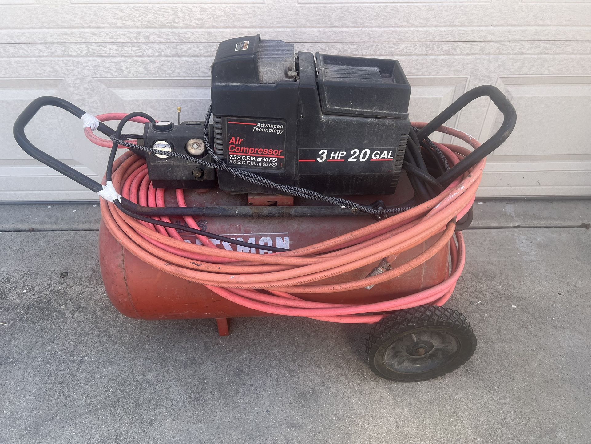 CRAFTSMAN 3HP 20GAL COMPRESSOR