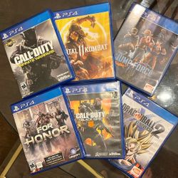 6 PS4 Games for $30