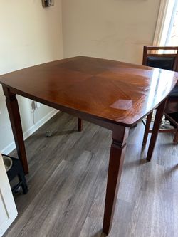 Dining table and chairs