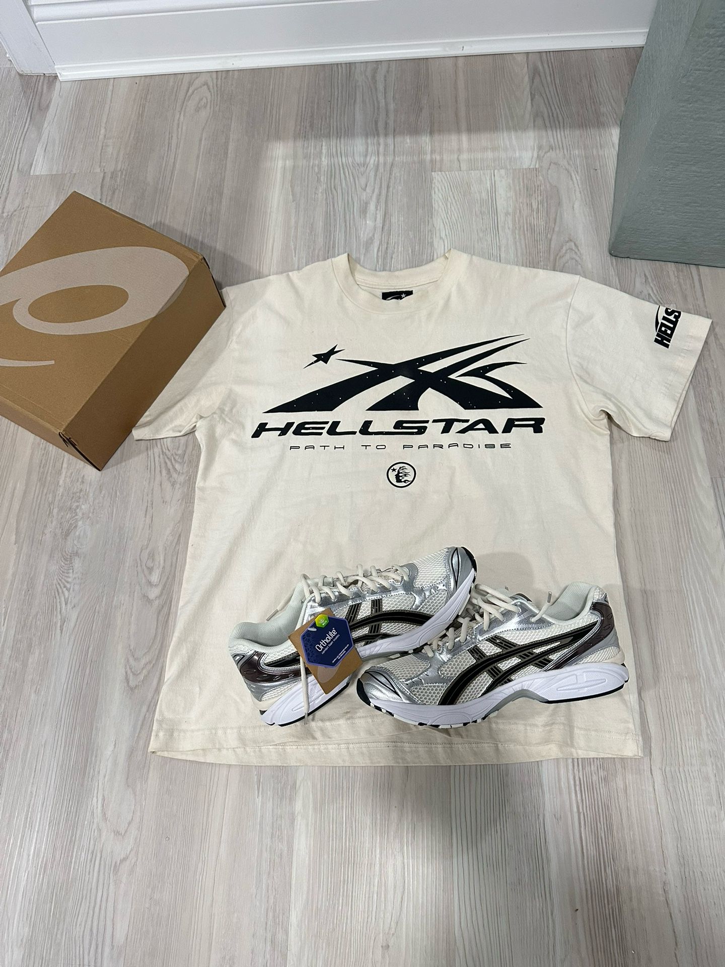 Hellstar & Silver Cream Asics Kayano 14