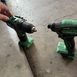 Metabo 18v Drill And Impact With Battery And Charger 