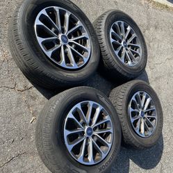 4 - 265/60r18 6x135 6x5.31 Stock Ford F-150 F150 Expedition Wheels Rims Good Treads New Tires !