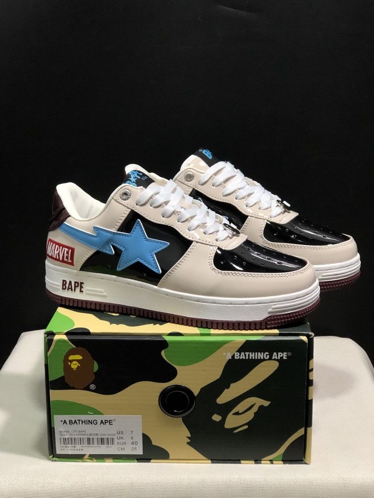 Bape Sta Low-Top Fashion Sneakers