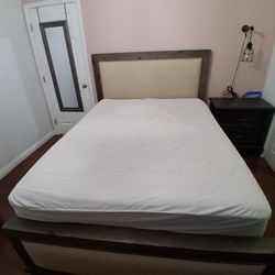 Bedframe/mattress & Box Spring/Night Stand
