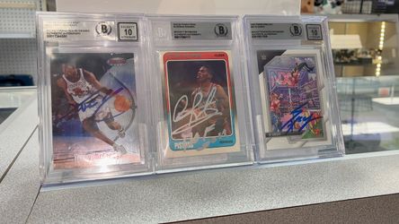 Beckett Graded Autograph Trading Cards Lot of 3