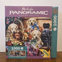 BRAND NEW- 1,000-PIECE Panoramic Flower Box Playground