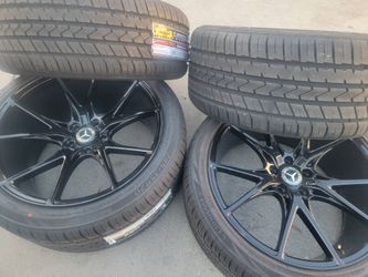 20"new Staggerd Wheels & New Tires For MERCEDES BENZ E300 COUPE