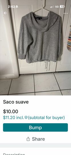 Saco de lana nuevo