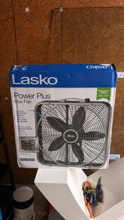 2 Lasko 20” Box Fans – NEW & LIKE NEW