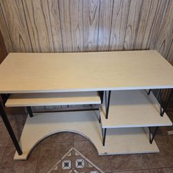 Computer Desk With Shelves 