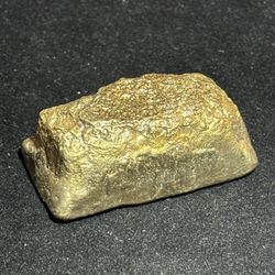 Gold Bar From Melted Down Gold Computer Pins