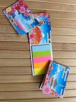 5 color sticky note booklet  $0.5 each! I have 195 in stock!