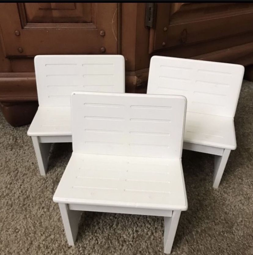 Benches for American Girl Dolls Set