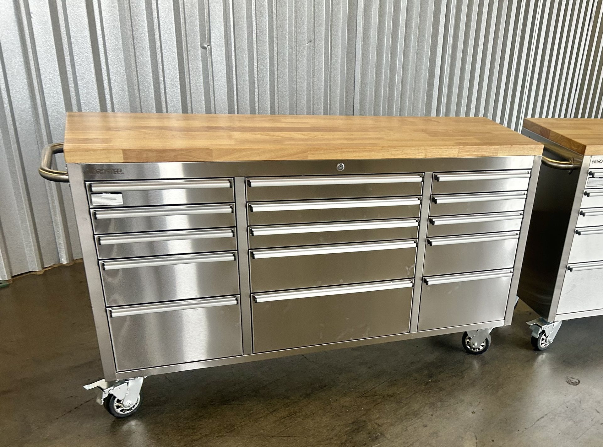 New Stainless Steel Heavy Duty Tool Box Tool Chest Nordsteel
