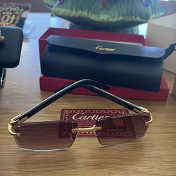 New Cartier Sunglasses With Box