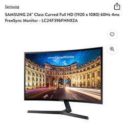 Samsung 24” FHD Curved monitor