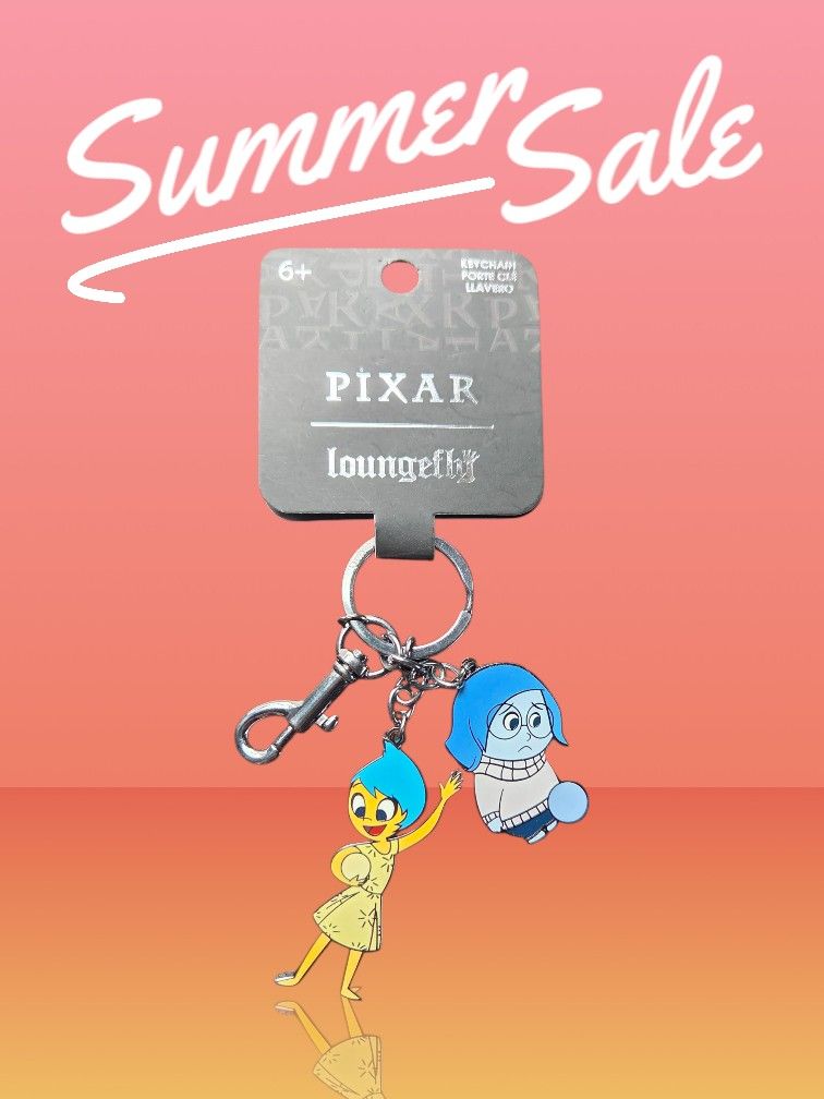 Disney Pixar Loungefly Inside Out 2 Keychain Bagcharm