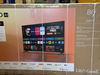 86”LG UHD 4K SMART TV