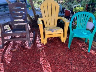3 patio chairs $10 for all