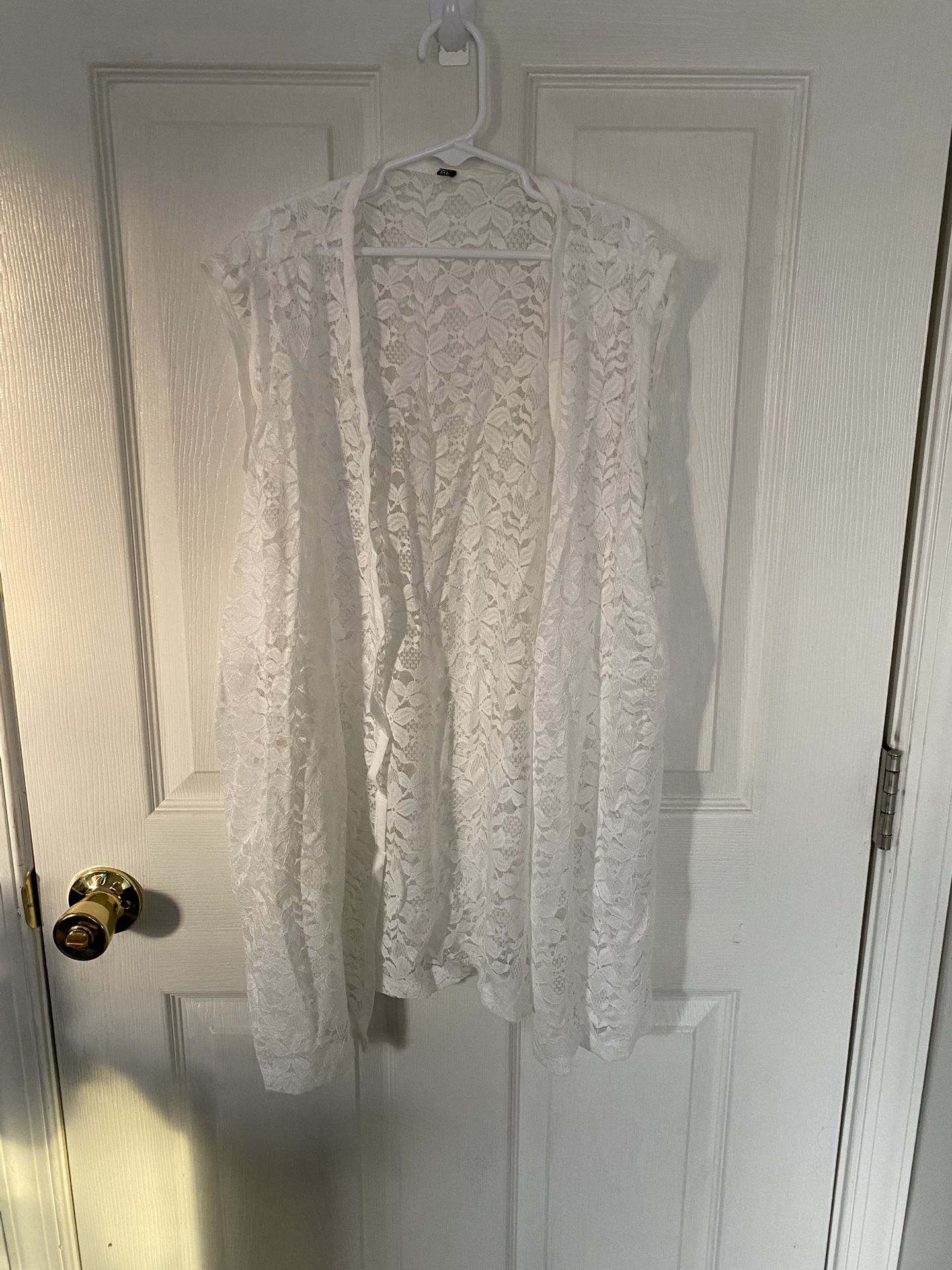 White Lace Cardigan