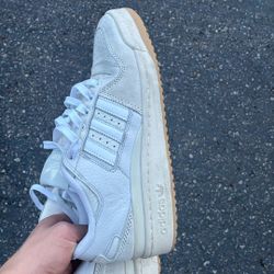 Adidas Forum Low CL sneakers with a gum sole.  