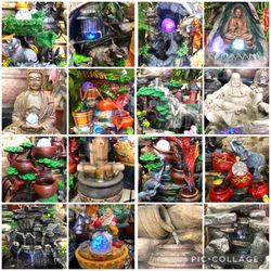 LED Waterfalls Water Fountain $50-200