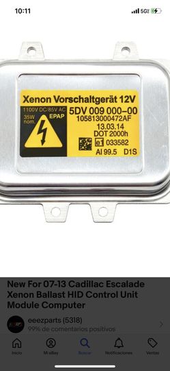 New Factory OEM 07-13 Cadillac Escalade Xenon HID Headlight Ballast Module