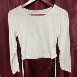 White Long Sleeve Shirt 🤍