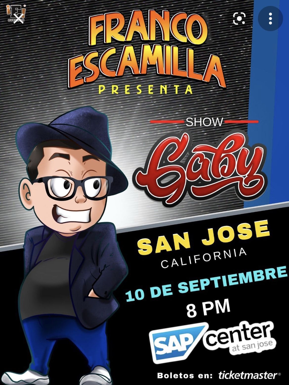 2 Tikets Para Franco Escamilla