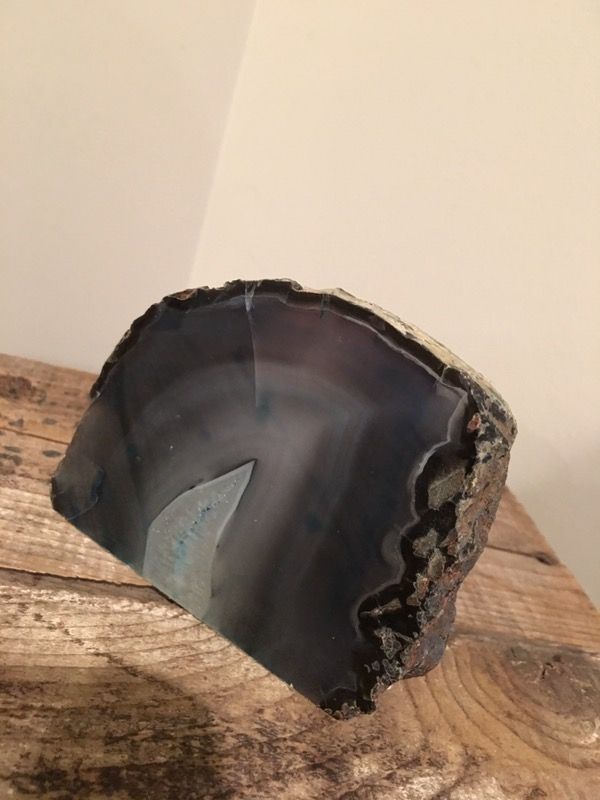 Geode candle-holder