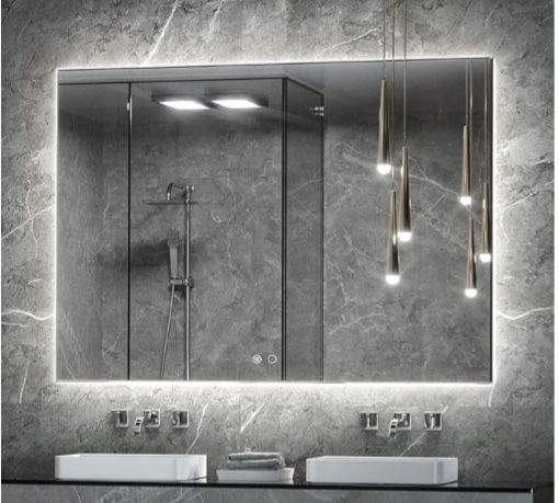 48 x 36 back mirror or bathroom new