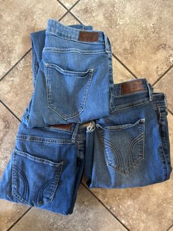 Womens Hollister Skinnys Bundle Size 7r Hi Rise 