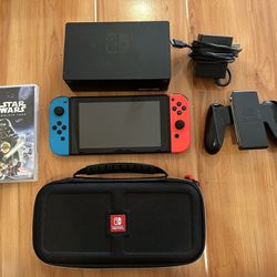Nintendo Switch Bundle Case And Game 