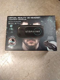 Utopia 360 Degrees Virtual Reality 3D Headset