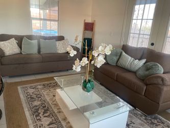 sofas y mesita