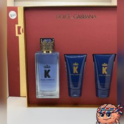 SET FERFUME Dolce & Gabbana K Gift Set Hombre Original – Perfume + After Shave + Shower