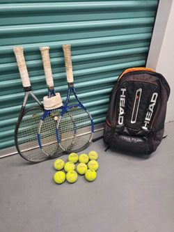 Head Liquid Metal 4 rackets Head Ti.S6 Racket Head Tour Team Backpack Tennis Balls Penn Wilson Tecnifibre Champion