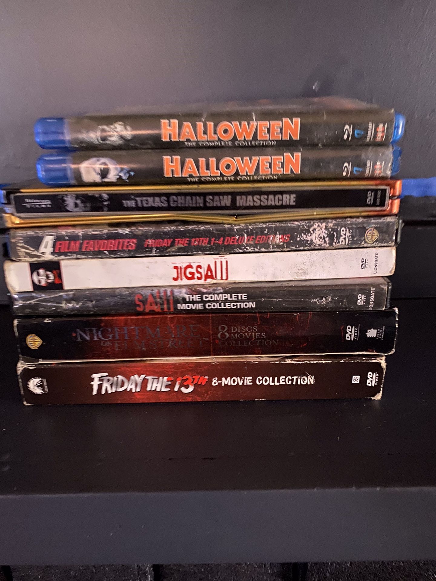 Horror movie collections dvd sets 8 sets chucky will be included