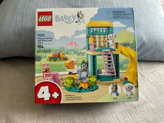 New Lego Playground Fun with Bluey and Chloe (11201)