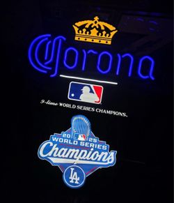 Dodgers Corona Beer Light