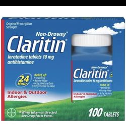 Claritin 100pk Unopened 