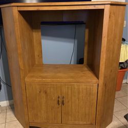 Solid Wood Traditional Large TV Stand & Storage 