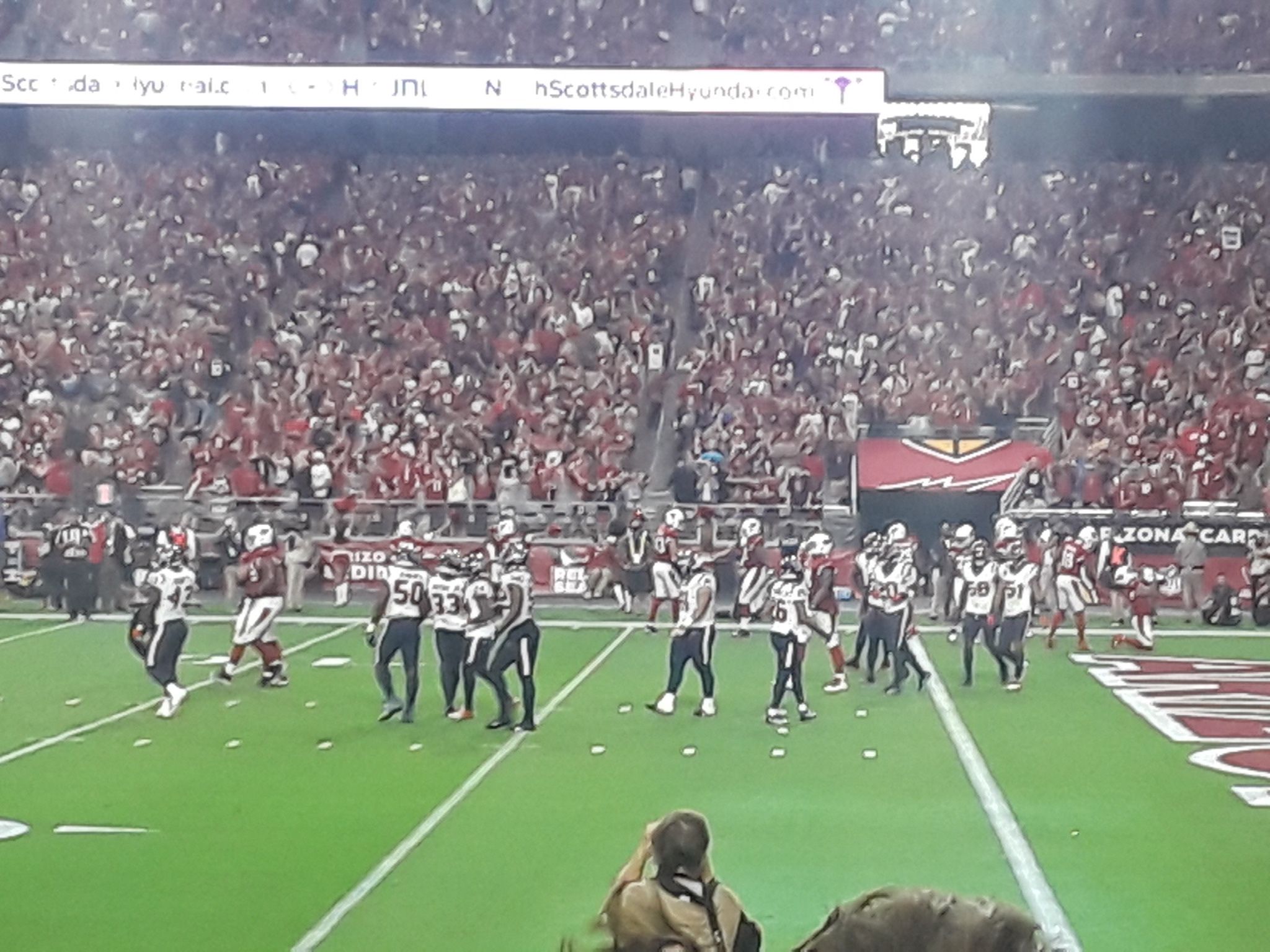 San Francisco 49ers @ Arizona Cardinals Row 8 Lowers 4 Tickets