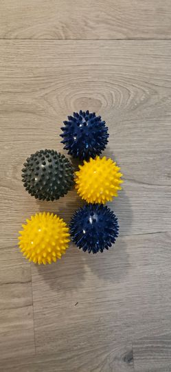 Set of 5 Spiky Massage Balls – $15