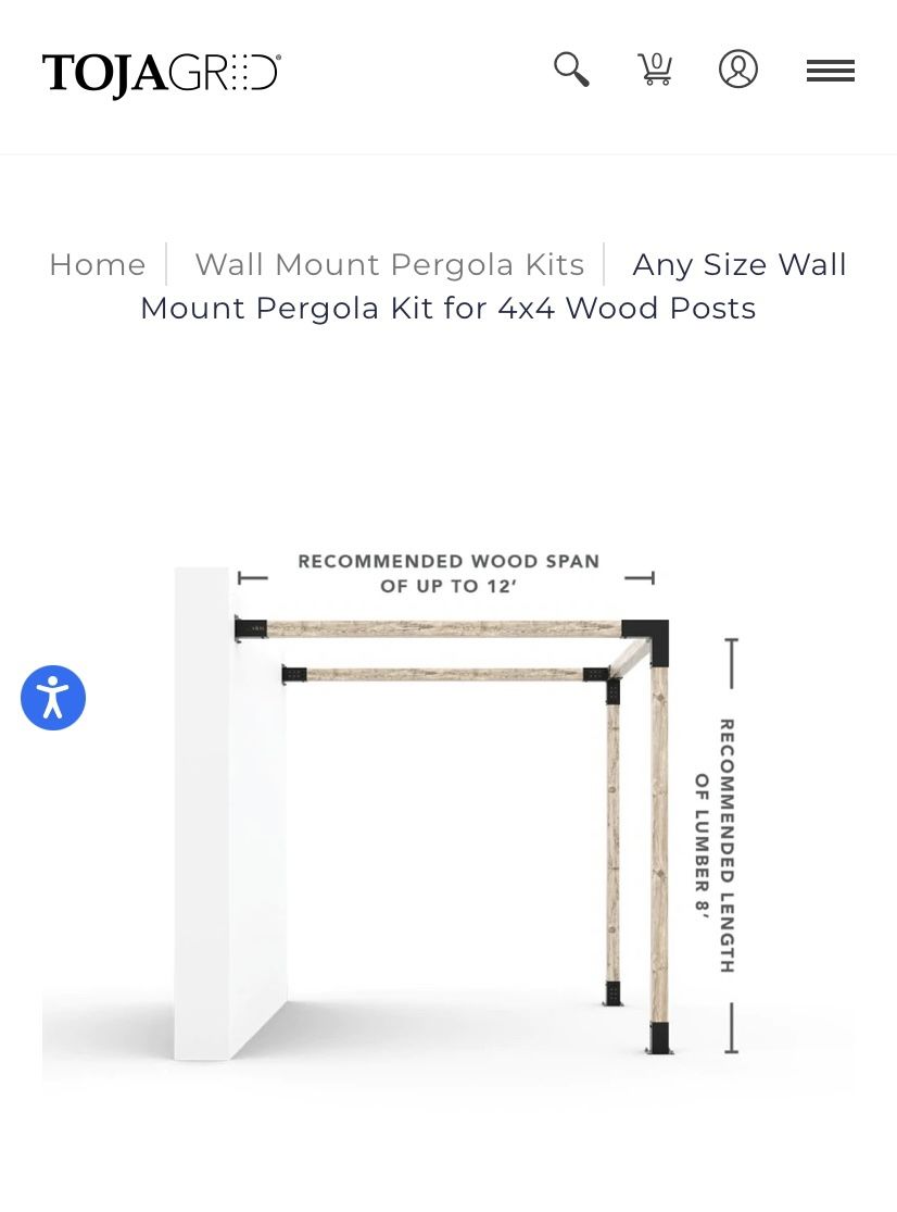 Pergola Kit, Toja Grid for Sale in Vista, CA OfferUp