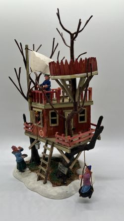 Lemax Treehouse “Adults Keep Out”, 2004, Christmas village, EC, orig box