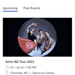 BLINK182 Ticket